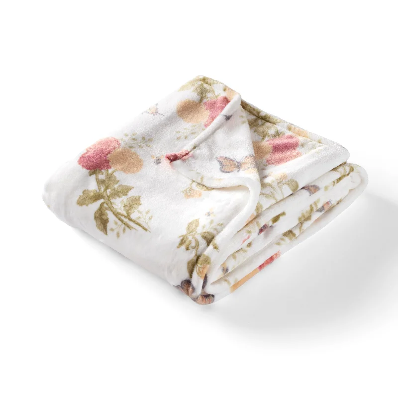 Butterfly Meadow Harvest Throw Blanket