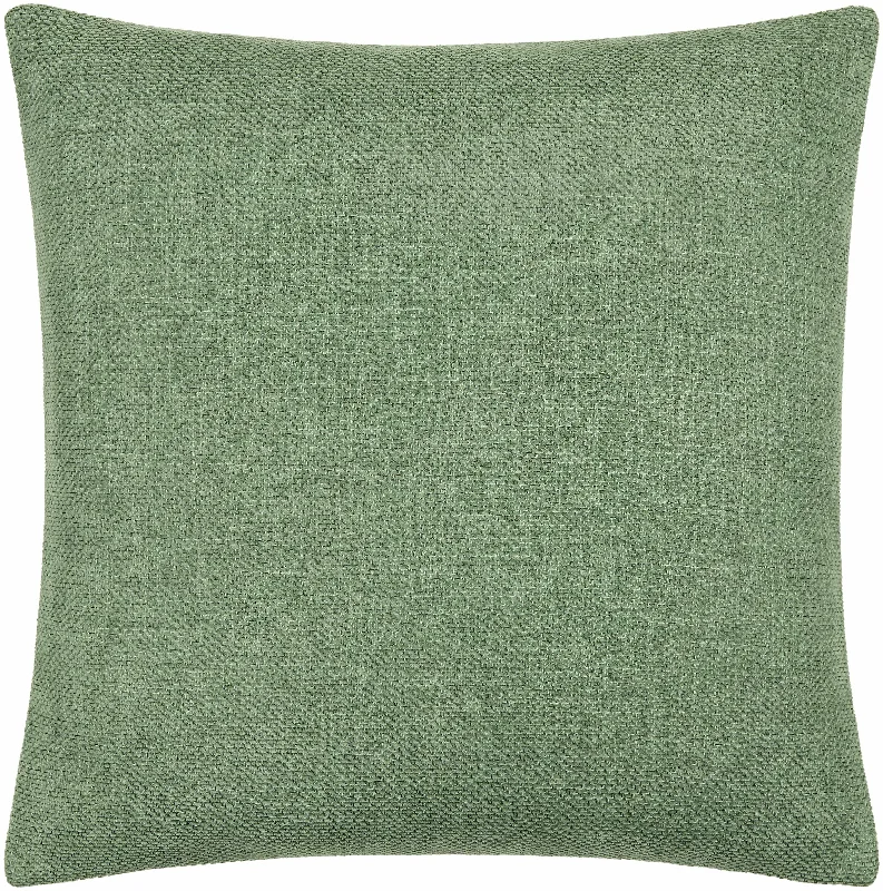 Reijo Green Linen Look Accent Pillow