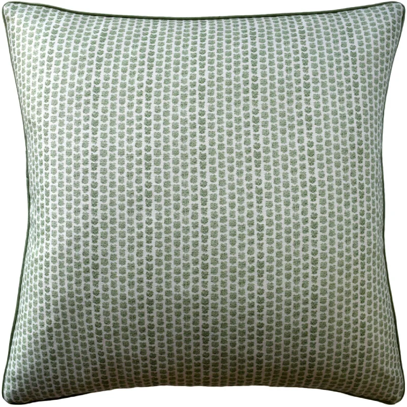 Kaya Decorative Pillow in Leaf Green