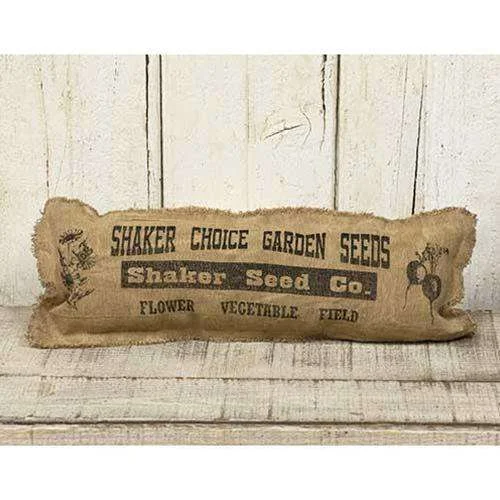 Shaker Seed Pillow, 17x6