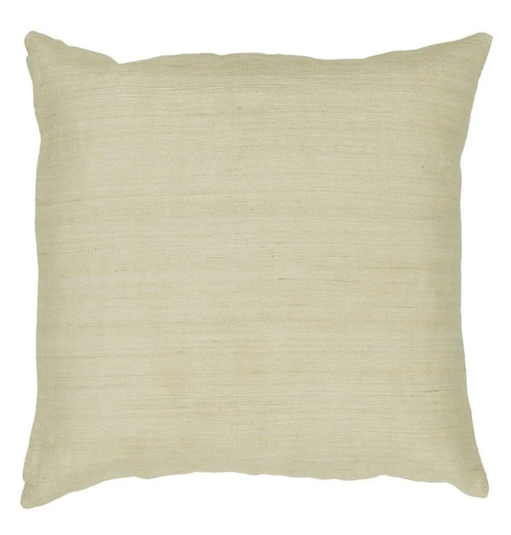 Handmade Contemporary Pillow, Beige