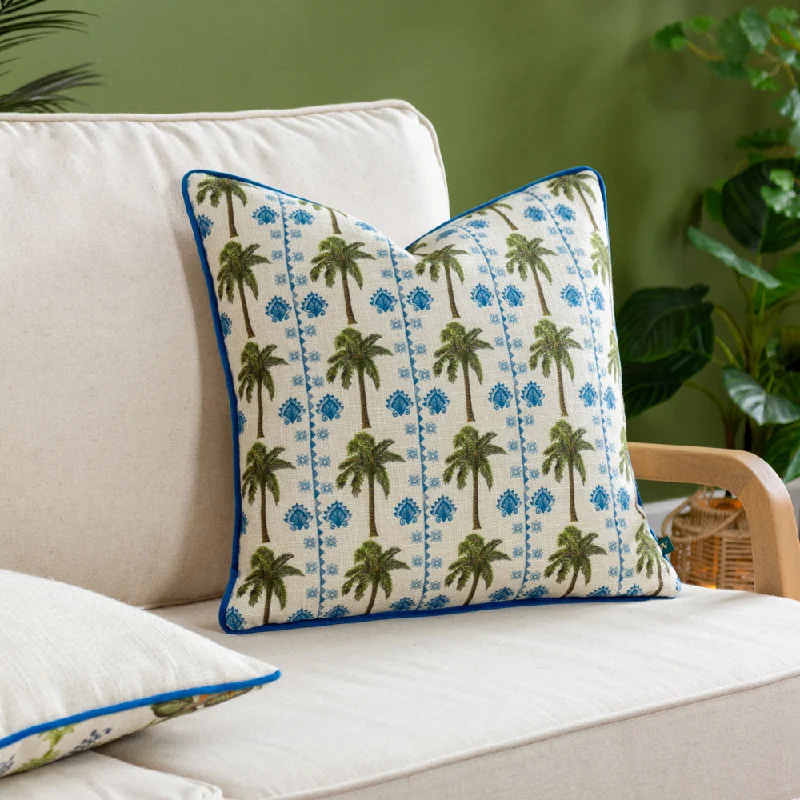 Valera Rodis Palm Tropical Cushion Multicolour