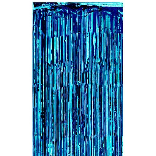 Blue Foil Curtain - 2.4m