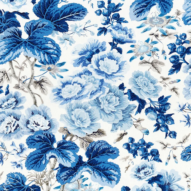 Highgrove Porcelain Linen Print Fabric