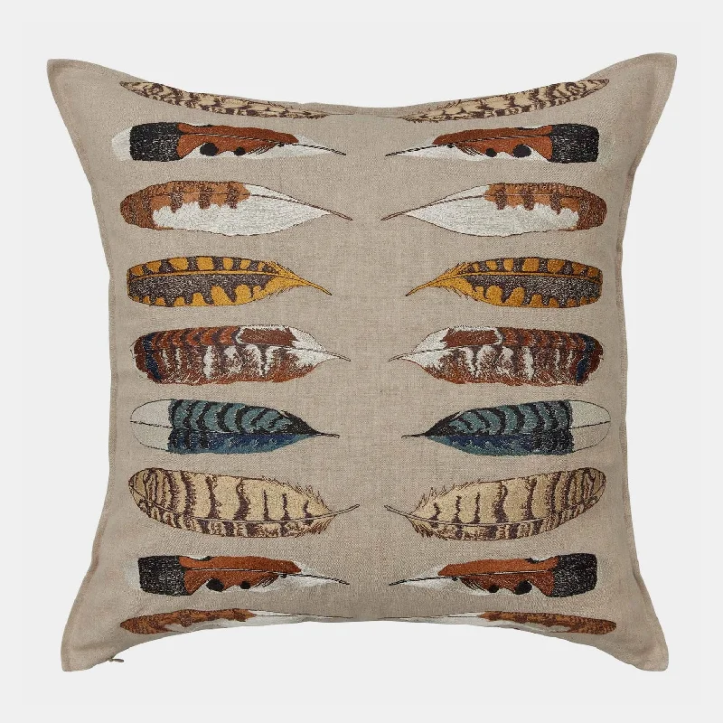 Feather Harmony Natural Square Pillow