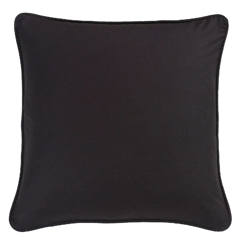 Donna Sharp Piped Black Euro sham