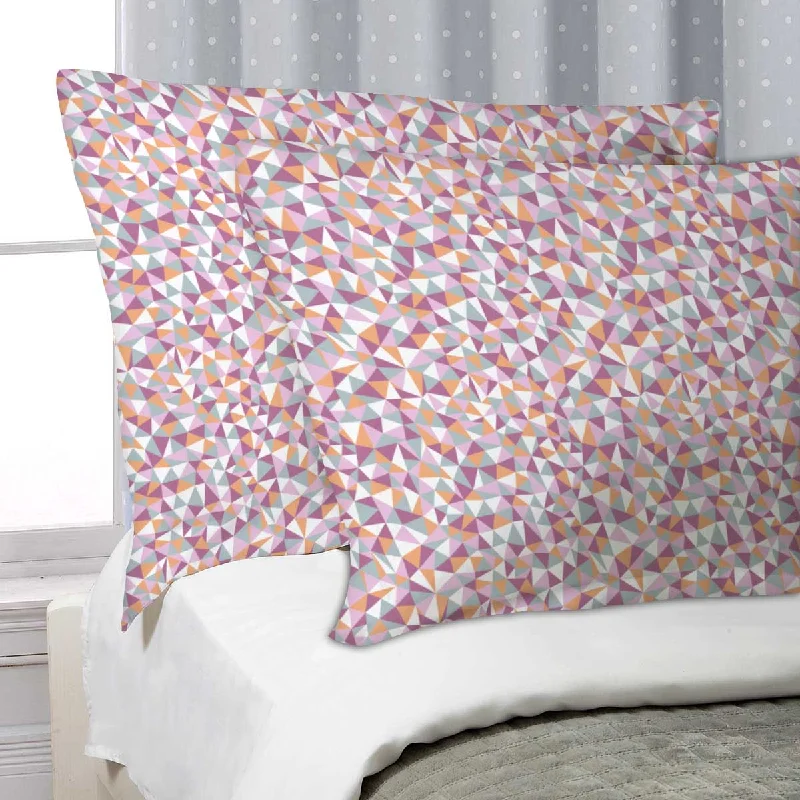 ArtzFolio Mosaic Triangles Pillow Cover Case