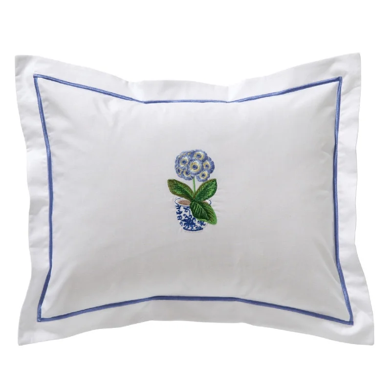 Boudoir Pillow Cover in Potted Primrose Blue