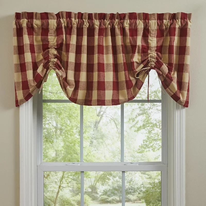 Wicklow Check Valance - Farmhouse Garnet Park designs