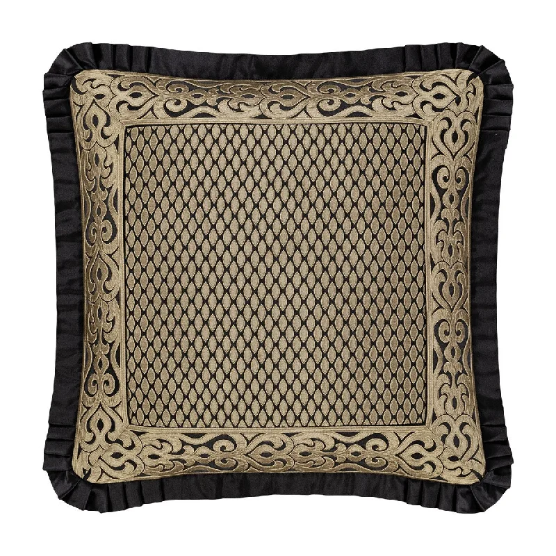 Bolero Black And Gold Euro Sham