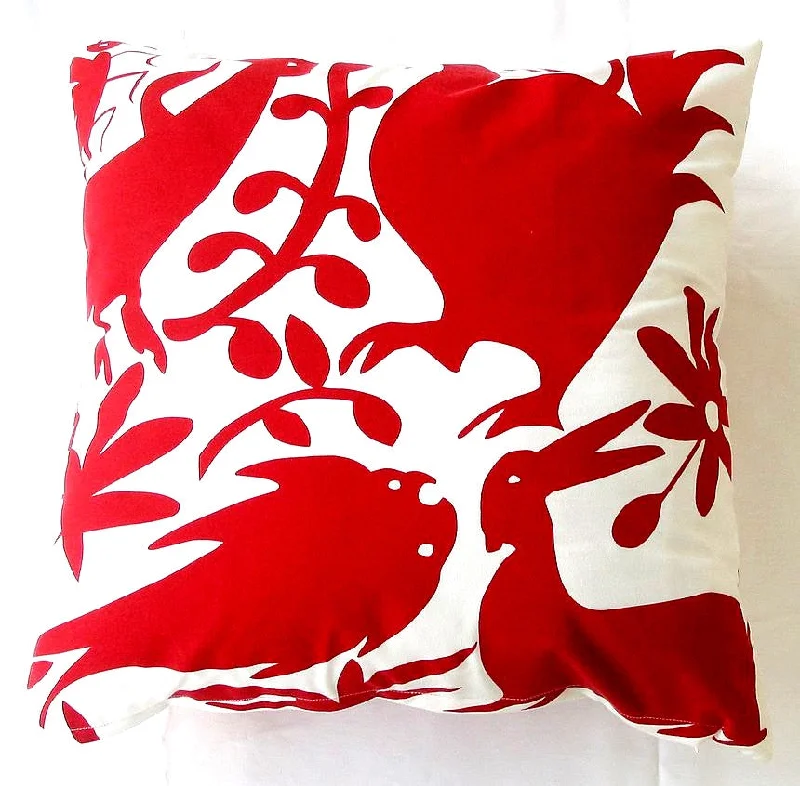 Red Otomi Pillow design by 5 Surry Lane