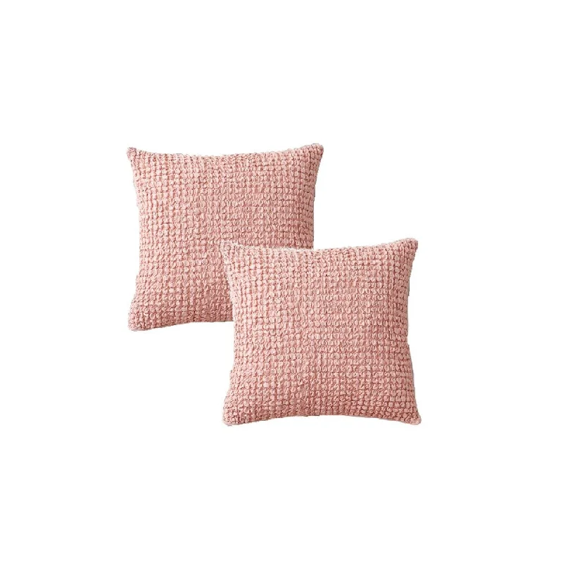 AWE Jersey Knit Cotton Euro Shams in Pink