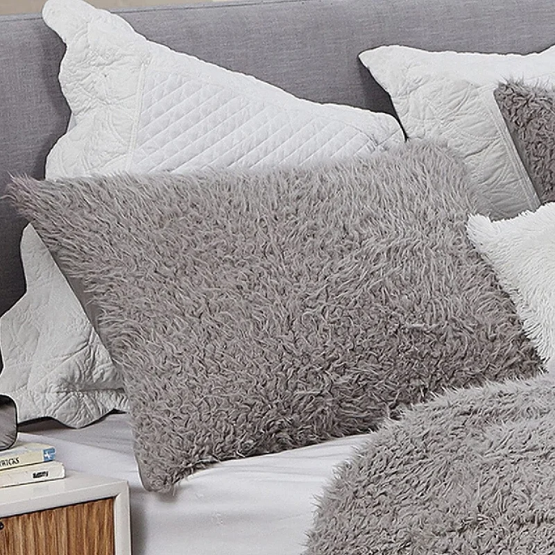 Grown Man Stuff - Coma Inducer® Pillow Sham - Silver Taupe