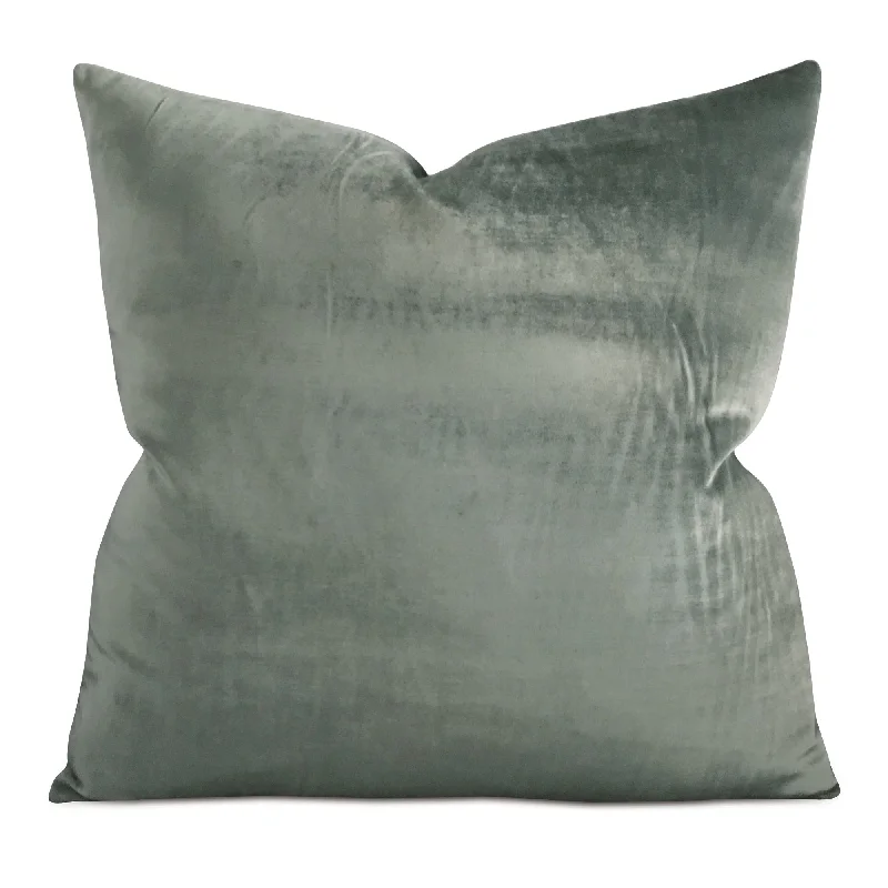 Jade Velvet Decorative Pillow Cover 24x24