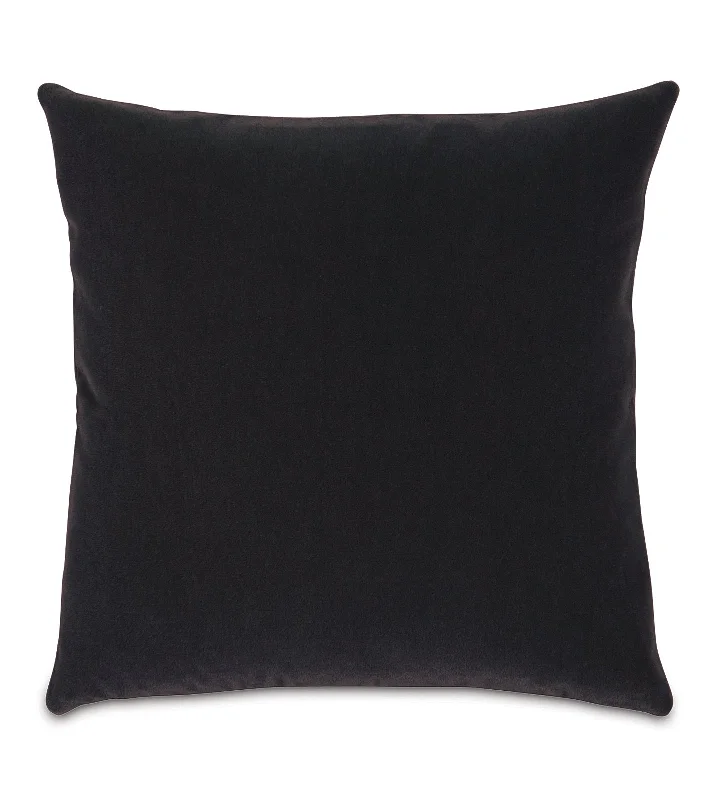 Luxury Mohair Decorative Pillow Cover in Blackhawk