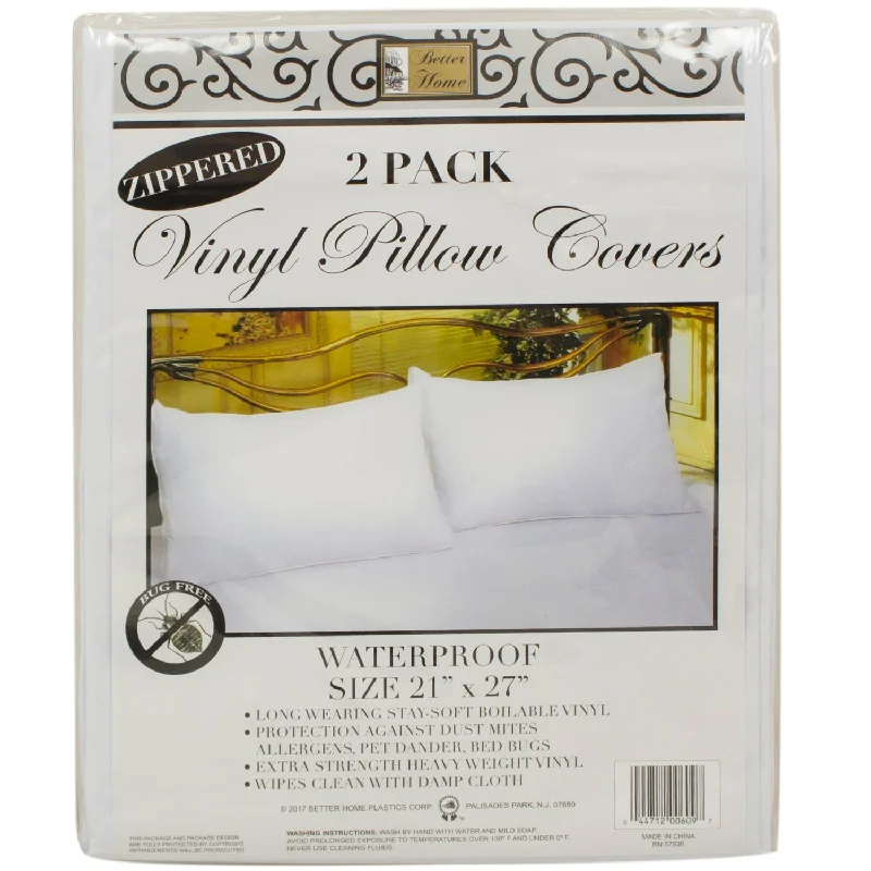 Vinyl Pillow Covers 609 Set of 2