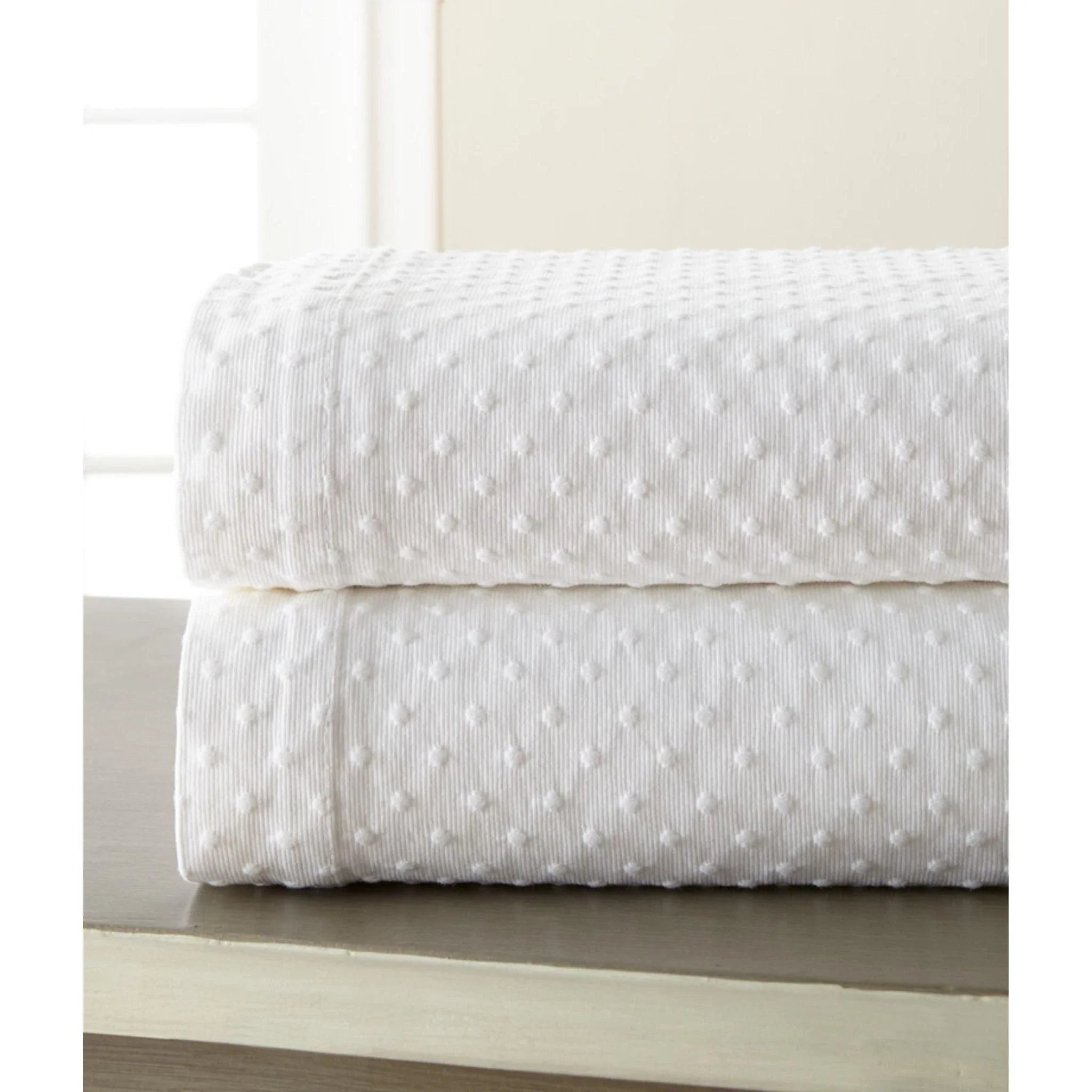 Delilah Dotted Cotton Coverlet