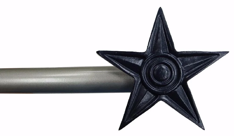 Blue star finial