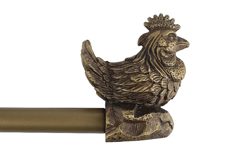 3/4-inch Rooster Adjustable Curtain Rod