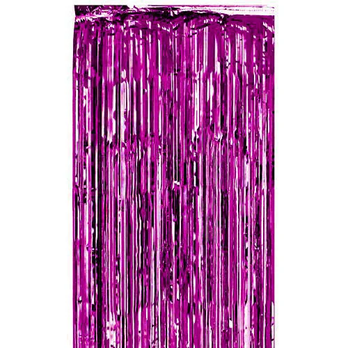 Pink Foil Curtain - 2.4m