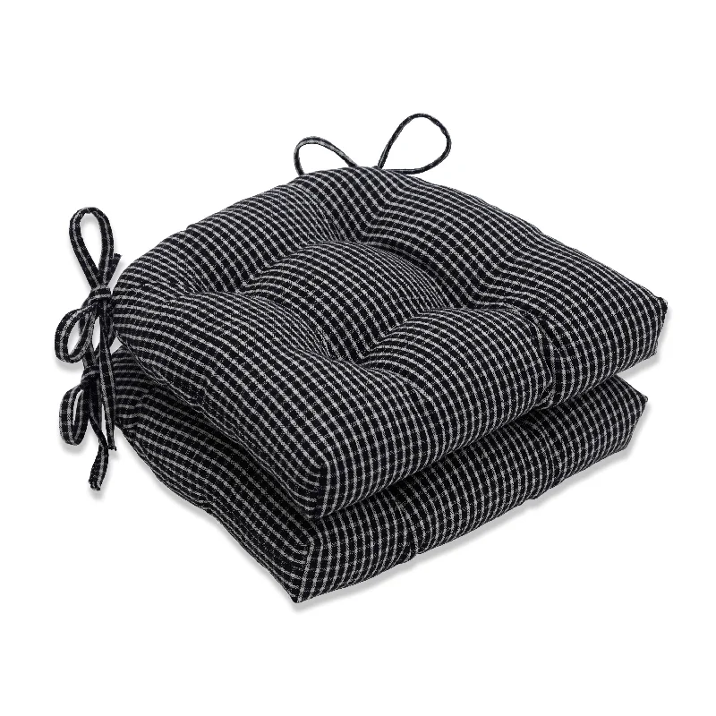 Roe Licorice Reversible Chair Pad (Set Of 2)