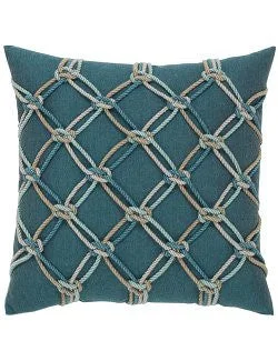 Nautical Lagoon Net Sunbrella® Outdoor Pillows