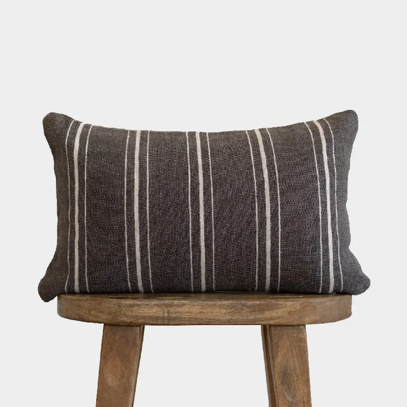 Ollie in Warm Charcoal - Lumbar 12x20" | 12'x26" | 12x40"