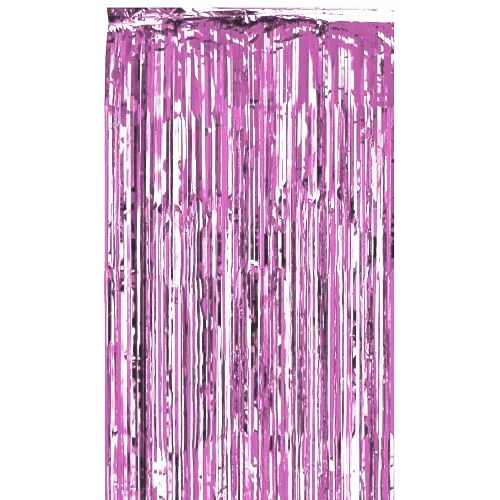 Baby Pink Foil Curtain -  2.4m