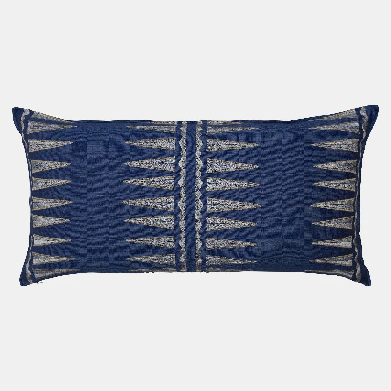 Quill Indigo Lumbar Pillow