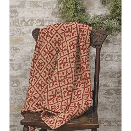 Christmas Rose Throw