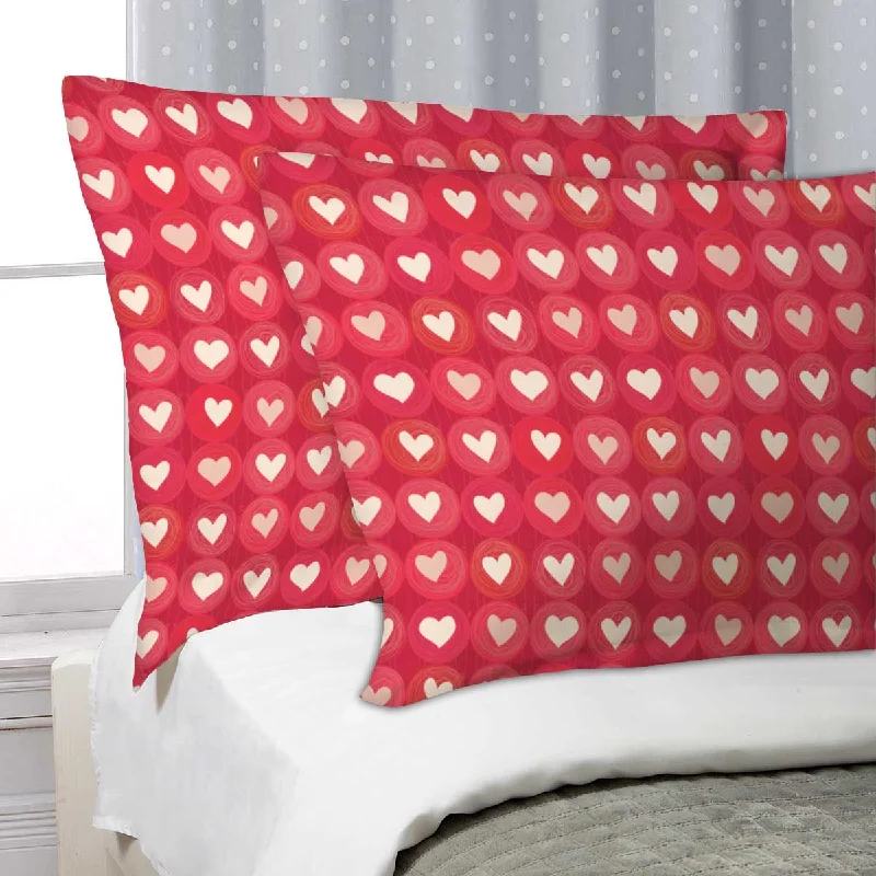 ArtzFolio Hearts Pillow Cover Case