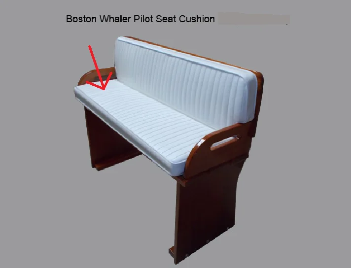 Boston Whaler 16'/17' Nauset, Sakonnet Or Eastport Pilot Seat Cushion (Bright White)