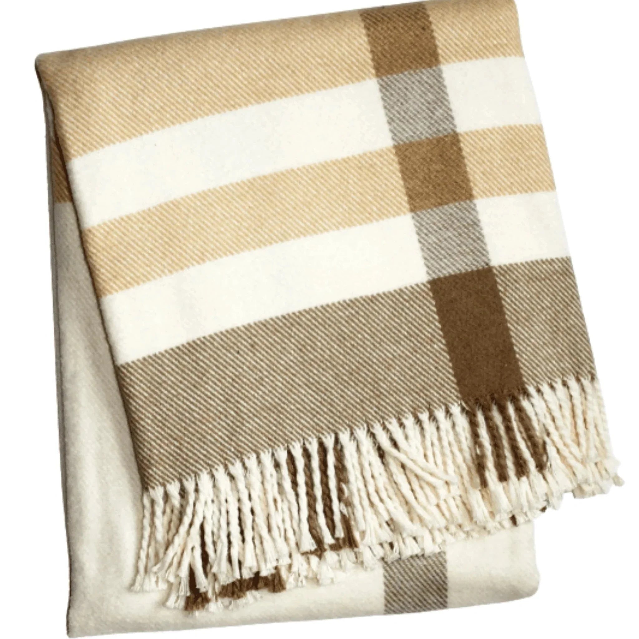 Large Plaid Throw- Can be Monogrammed